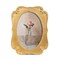 Vintage 5x7 Gold Oval Picture Frame Antique Ornate Table Top and Wall Mounting Photo Frame with High Definition Glass Front for Home Decor, Retro Photo Gallery, Old-Fashioned Art, Gold